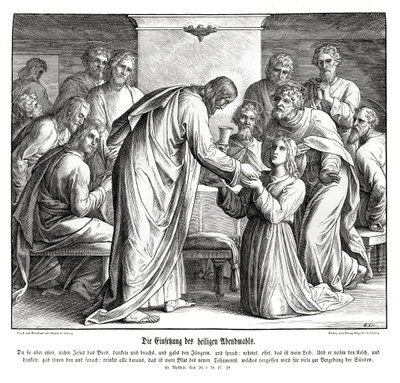 Eucharistie, Évangile de Matthieu - Julius Schnorr von Carolsfeld