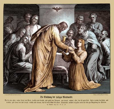 Eucharistie, Évangile de Matthieu - Julius Schnorr von Carolsfeld