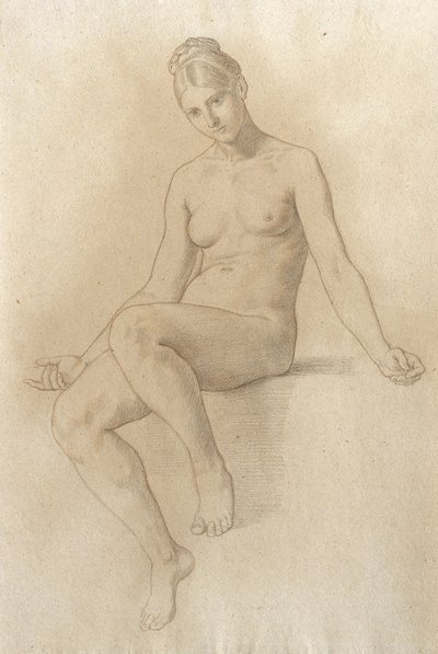 Female Nude - Julius Schnorr von Carolsfeld