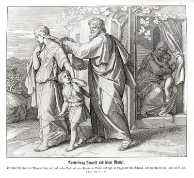 Agar et Ismaël sont chassés, Genèse - Julius Schnorr von Carolsfeld