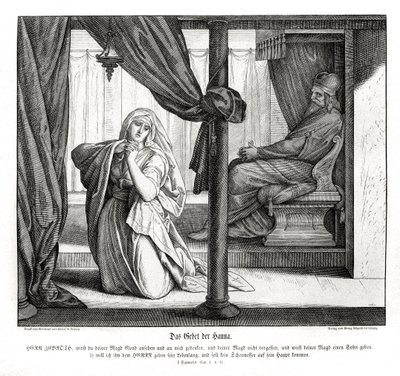 La prière de Hannah - Julius Schnorr von Carolsfeld