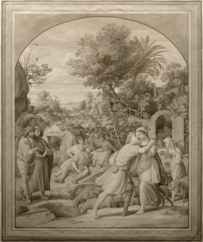 Jacob et Rachel au puits - Julius Schnorr von Carolsfeld