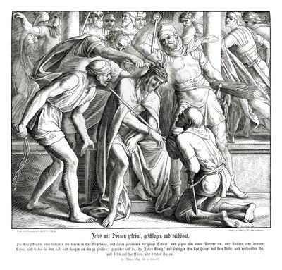 Jésus reçoit une couronne d