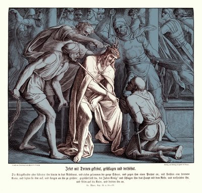Jésus reçoit une couronne d