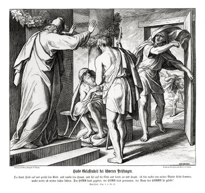 Les épreuves de Job, Job - Julius Schnorr von Carolsfeld