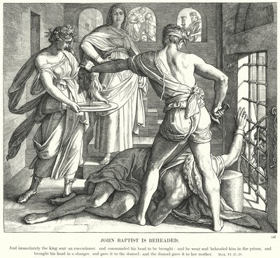 Jean-Baptiste est décapité - Julius Schnorr von Carolsfeld