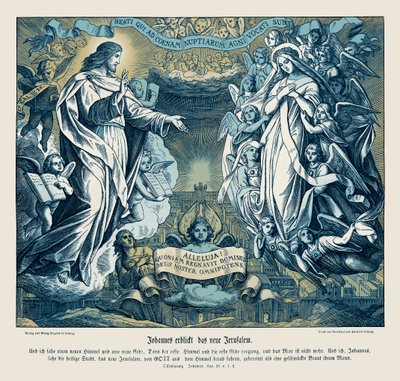 La vision de Jean de la nouvelle Jérusalem, Révélation - Julius Schnorr von Carolsfeld