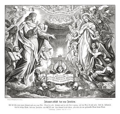 La vision de Jean de la nouvelle Jérusalem, Révélation - Julius Schnorr von Carolsfeld