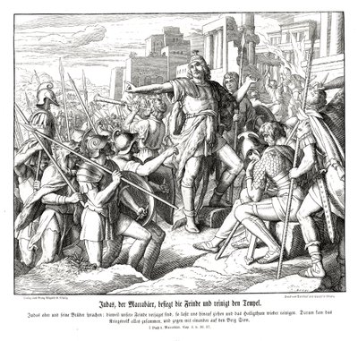 Judas Maccabée défait ses ennemis - Julius Schnorr von Carolsfeld