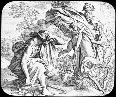 Moïse et le Buisson Ardent, 19ème siècle - Julius Schnorr von Carolsfeld