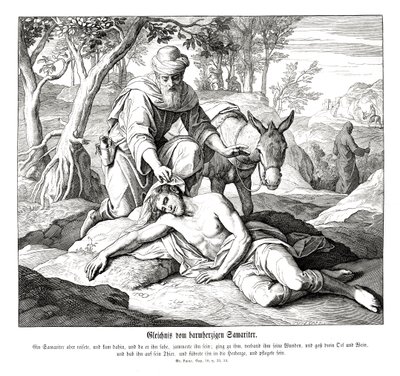 Parabole du bon Samaritain - Julius Schnorr von Carolsfeld