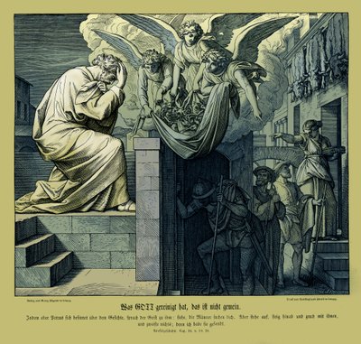 Pierre et les hommes de Corneille, Actes des Apôtres - Julius Schnorr von Carolsfeld