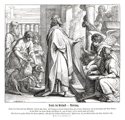 Psaumes - adoration - Julius Schnorr von Carolsfeld