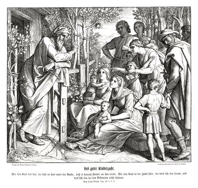 Élever des enfants, Livre de Sirach - Julius Schnorr von Carolsfeld
