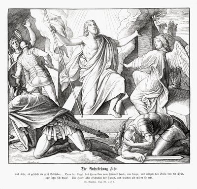 Résurrection de Jésus, Évangile de Matthieu - Julius Schnorr von Carolsfeld