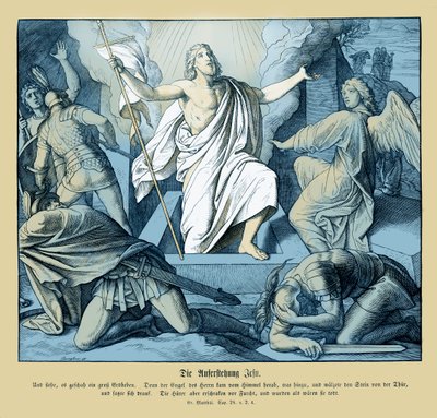 Résurrection de Jésus, Évangile de Matthieu - Julius Schnorr von Carolsfeld