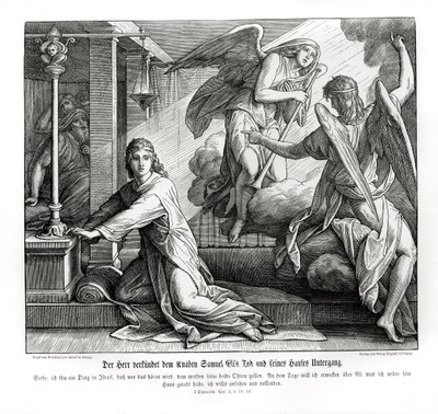 Samuel reçoit la prophétie de la mort d