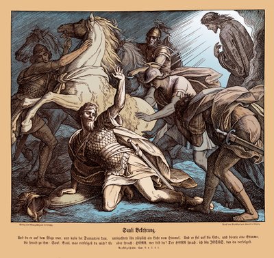 Saul sur le chemin de Damas, Actes des Apôtres - Julius Schnorr von Carolsfeld