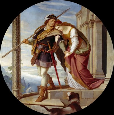 Les adieux de Siegfried à Kriemhild - Julius Schnorr von Carolsfeld