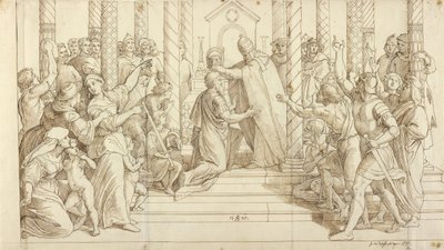 Le couronnement de Charlemagne - Julius Schnorr von Carolsfeld