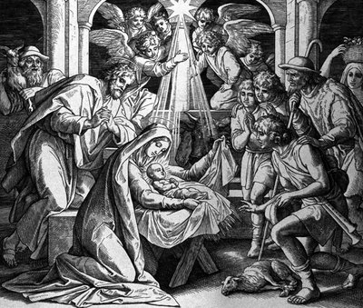 La Nativité du Christ - Julius Schnorr von Carolsfeld