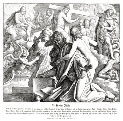 Le Prophète Isaïe - Julius Schnorr von Carolsfeld