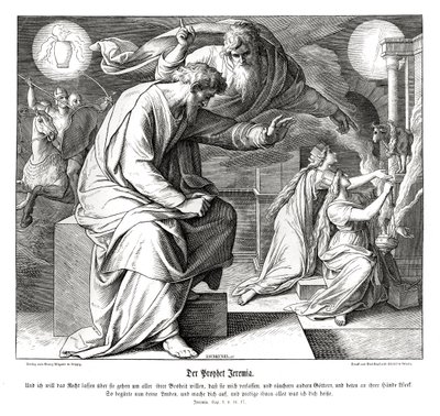 Le prophète Jérémie - Julius Schnorr von Carolsfeld