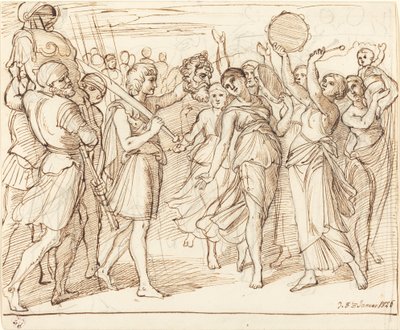 Le triomphe de David - Julius Schnorr von Carolsfeld
