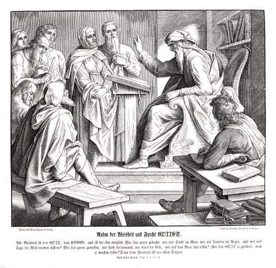 Sagesse du Seigneur, Livre de Sirach - Julius Schnorr von Carolsfeld