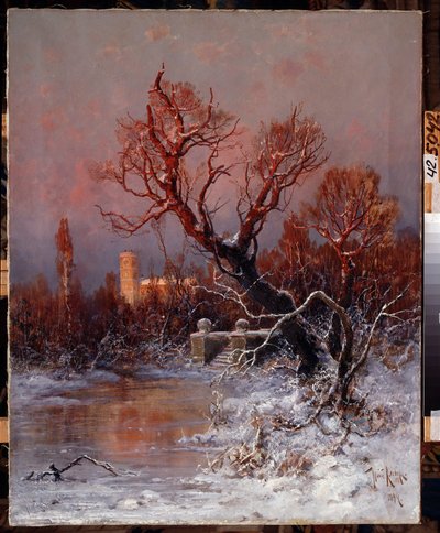 Dans le parc du palais de Gatchina près de Saint Petersbourg - Julius Sergius Klever
