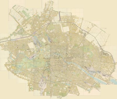 Plan général de Berlin en 44 feuilles - Julius Straube