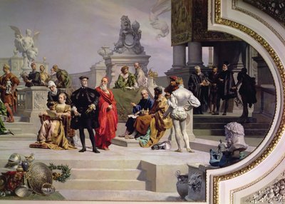 Le Patronage des Arts par la Maison de Habsbourg : section gauche d