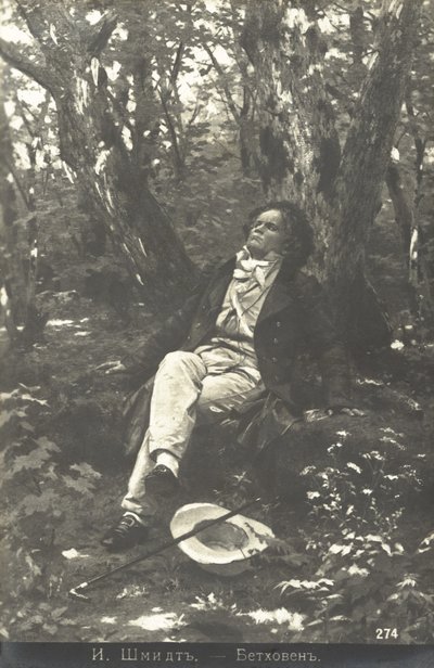 Beethoven dans la Forêt - Julius or Jules Schmidt