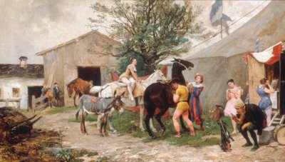 Le cirque - Julius von Blaas