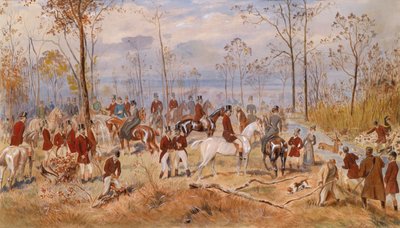 La chasse à courre - Julius von Blaas