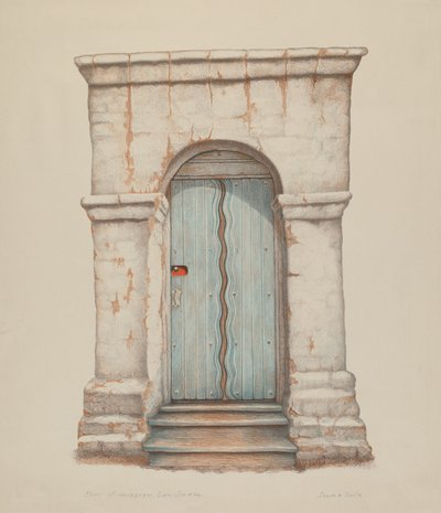 Porte à Mission San Juan - June Dale