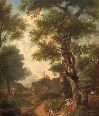 Paysage arcadien avec voyageurs - Jurriaan Andriessen