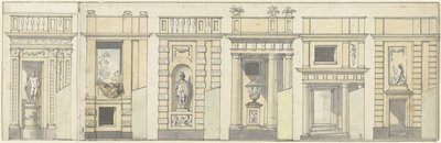 Six dessins pour un mur décoratif - Jurriaan Andriessen