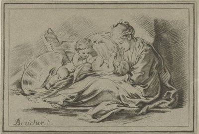 Mère et deux enfants - Jurriaan Cootwijck