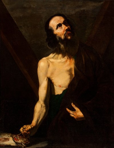 Saint André - Jusepe de (attr.to) Ribera