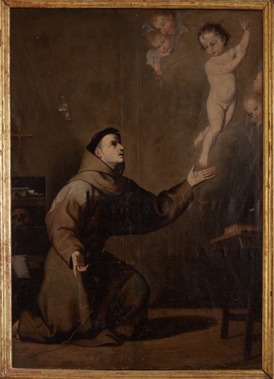 Saint Antoine de Padoue (San Antonio de Padua). Copie de José Ribera - Jusepe de (c.1590 1652) (after) Ribera
