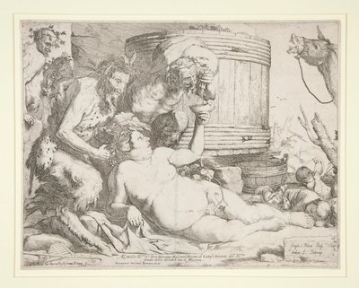 Bacchanale (Silenus ivre) - Jusepe de Ribera