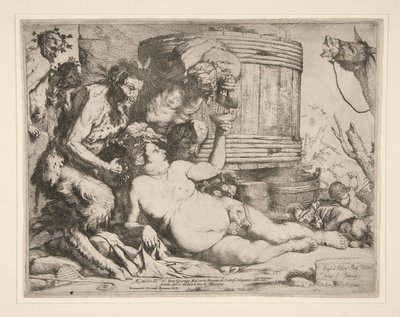 Bacchanale (Silenus ivre) - Jusepe de Ribera