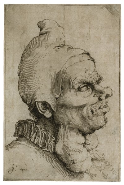 Grande tête grotesque, vers 1622 - Jusepe de Ribera