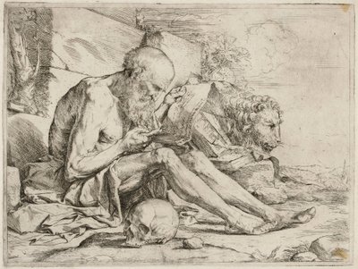 Saint Jérôme lisant - Jusepe de Ribera