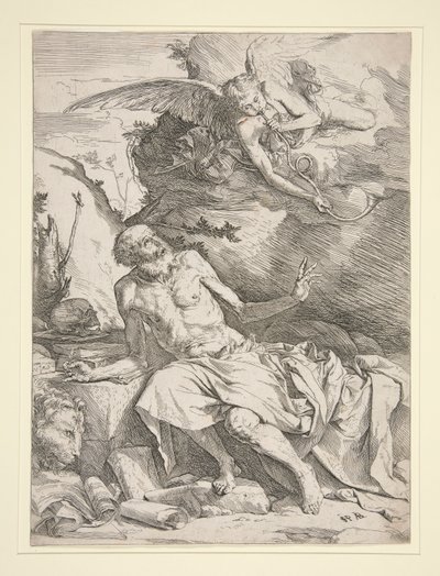 Saint Jérôme avec l