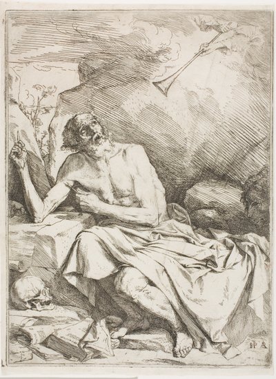 Saint Jérôme Entendant la Trompette du Jugement Dernier - Jusepe de Ribera