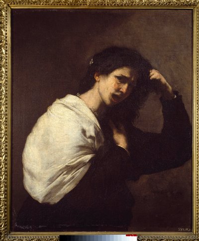 Femme se déchirant les cheveux - Jusepe de Ribera