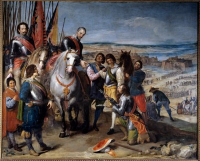 Guerre de Trente Ans : Le gouverneur néerlandais remet les clés au marquis de Balbases - Jusepe or Jose (c.1605 1656) Leonardo