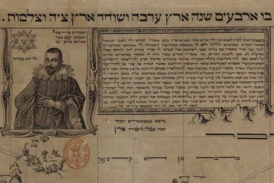 Autoportrait en Palestine ou Terre Sainte (détail) - Justo